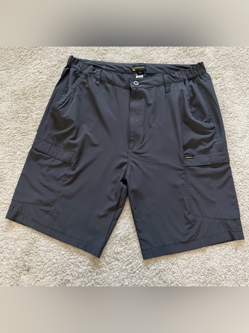 Stanley Men's Cargo Shorts - Charcoal Black